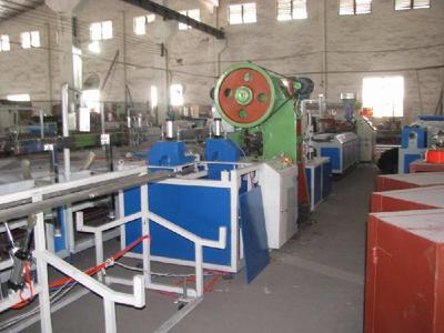 供應商/生產供應PVC護角線生產線PVC墻角線擠出機-齊昌塑料機械廠