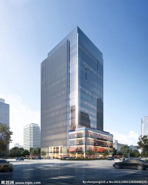 公建高層商業(yè)綜合體效果圖圖片